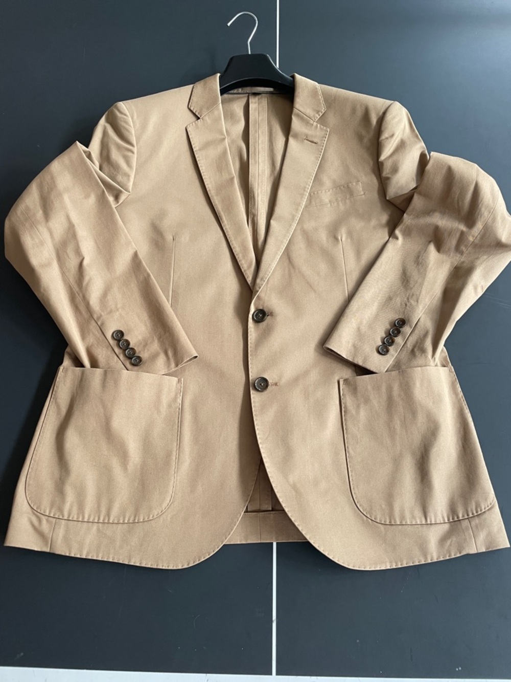 JCrew Men’s Tan Blazer - Classic Two-Button Jacket